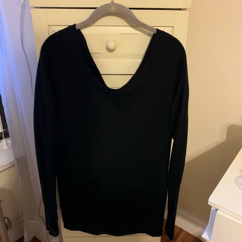 Lululemon black/grey reversible sweatshirt